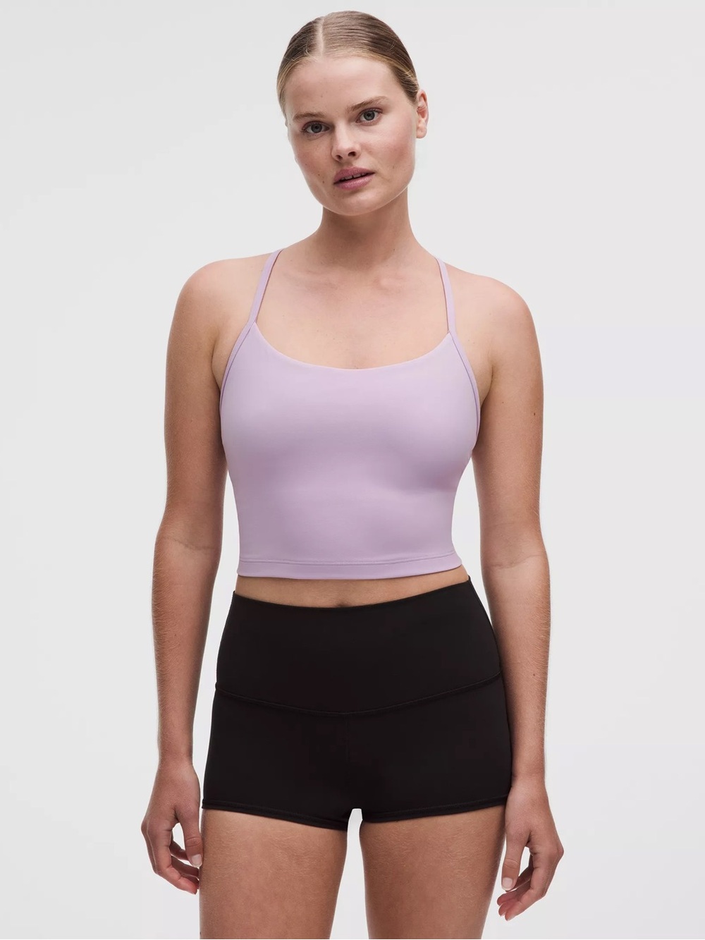 Lululemon Flow Y Cropped Tank Top *Light Support